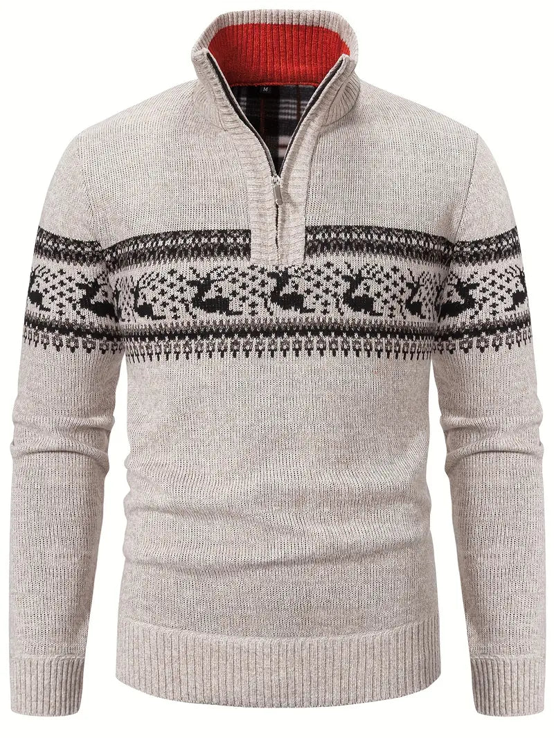 Dexter - Scandinavian Zip Sweater