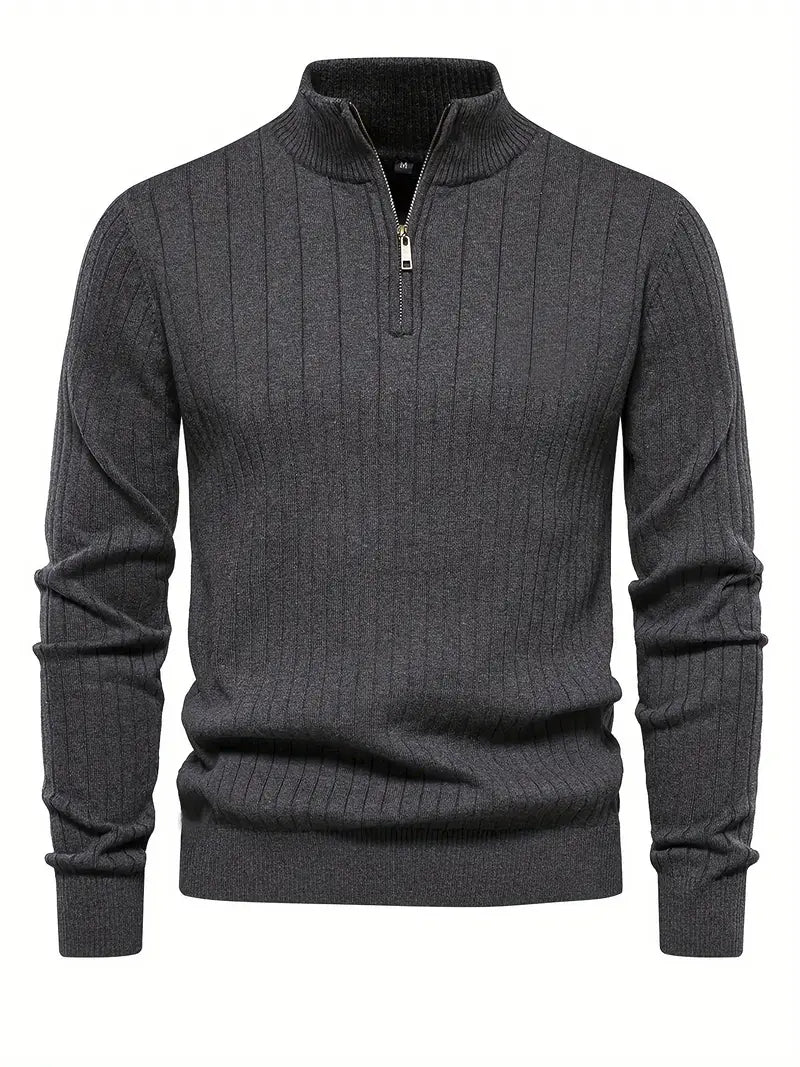 Henry | Men's Sweater with Half Zip