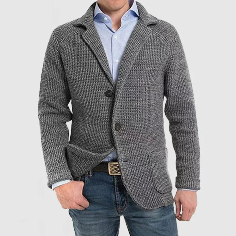 Carlo - Long Sleeve Vest with Stylish Pockets for Men