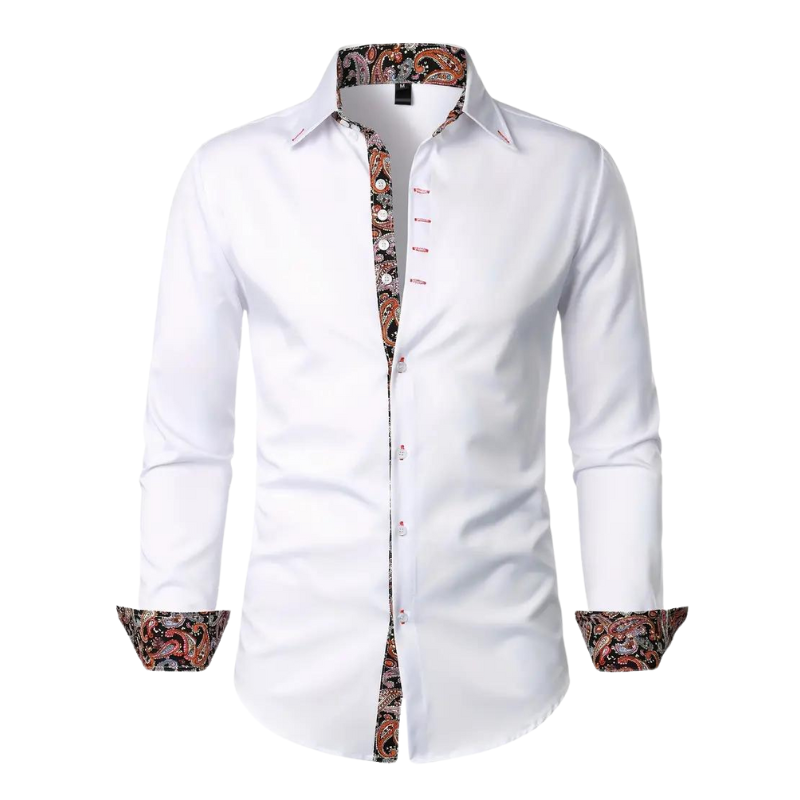 The Taylor Gents | Shirt with Paisley Details