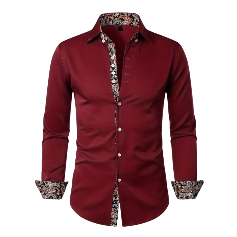 The Taylor Gents | Shirt with Paisley Details