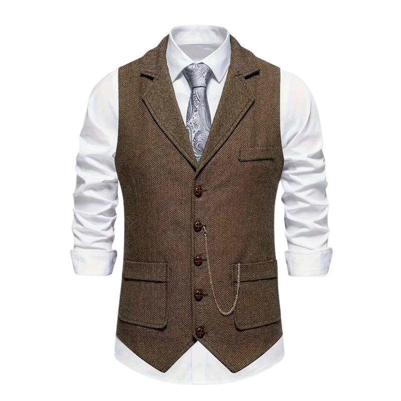 Callan - Elegant Lapel Vest for Men