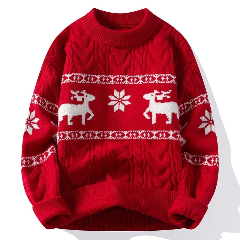 Frosty Reindeer Men's Christmas Sweater