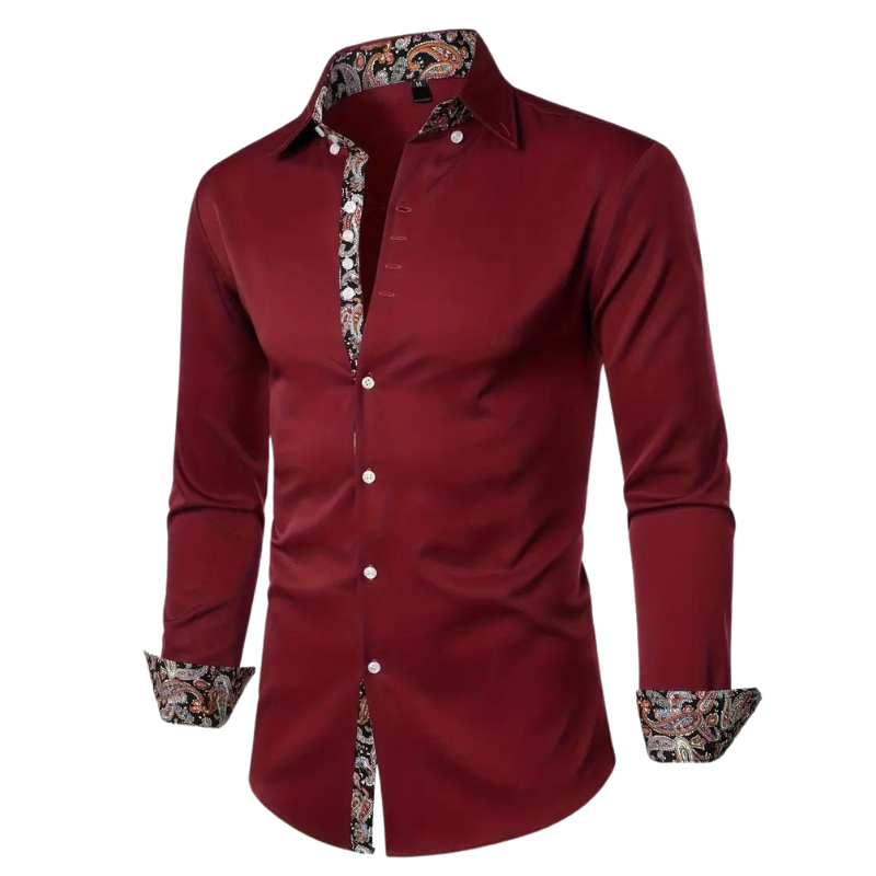 The Taylor Gents | Shirt with Paisley Details