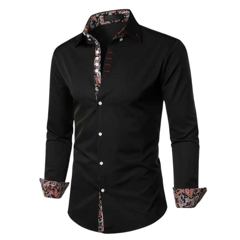 The Taylor Gents | Shirt with Paisley Details