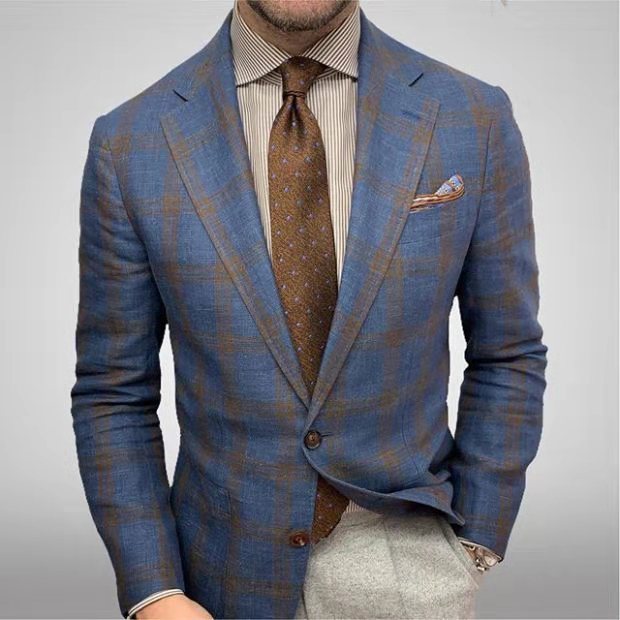 Crezena | Stylish Men's Blazer - Fashionable and Versatile