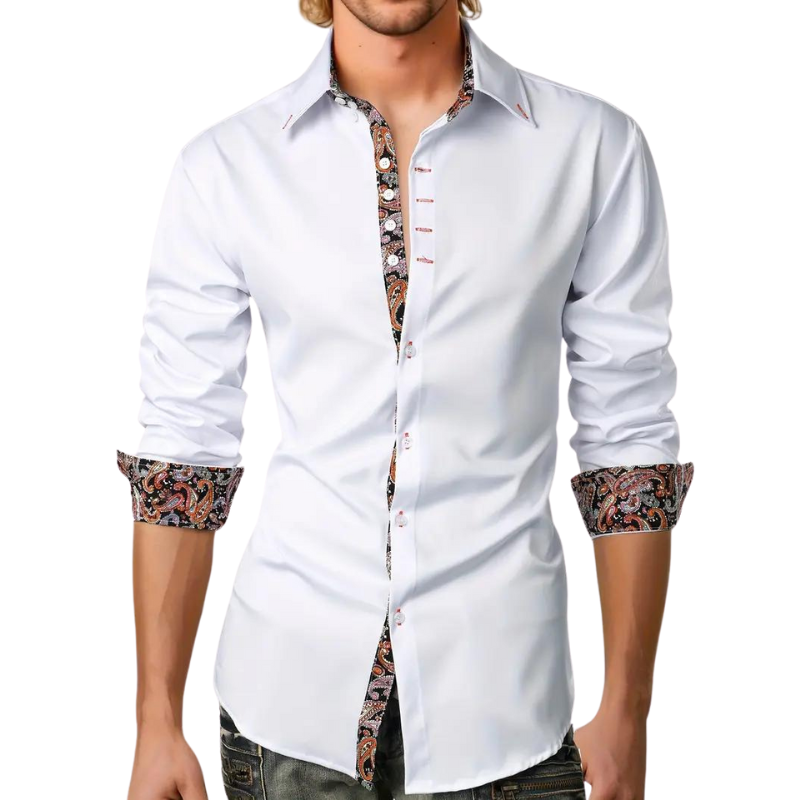 The Taylor Gents | Shirt with Paisley Details