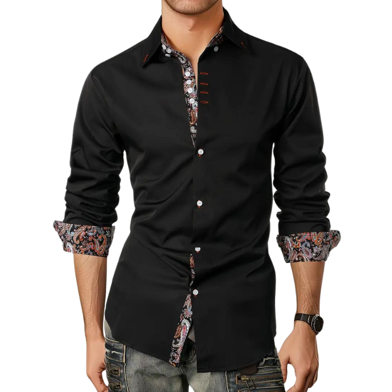 The Taylor Gents | Shirt with Paisley Details