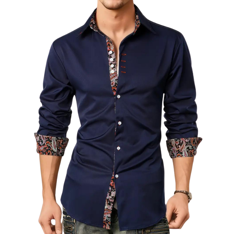 The Taylor Gents | Shirt with Paisley Details