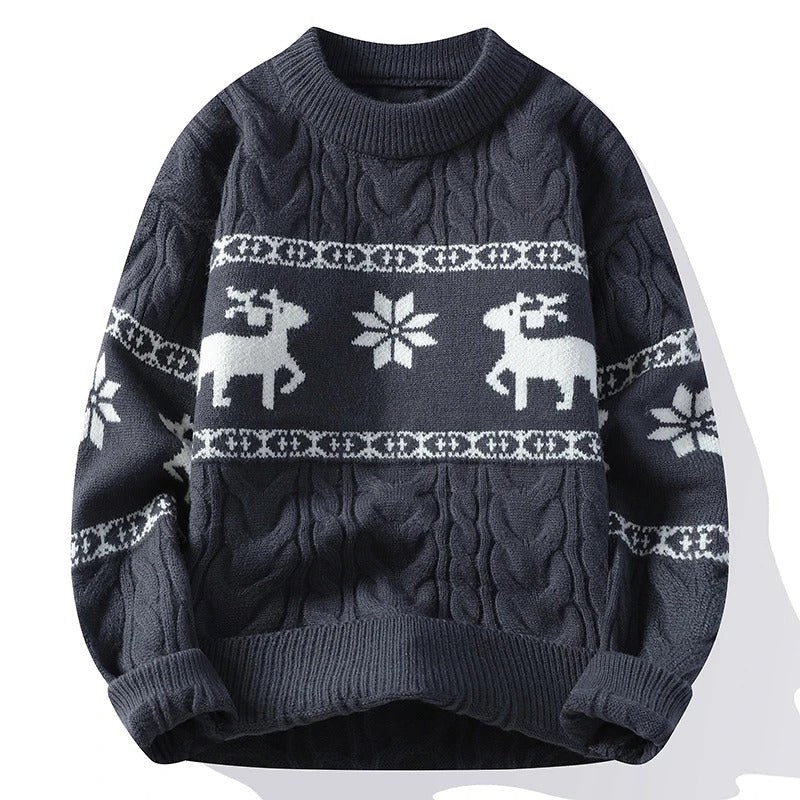 Frosty Reindeer Men's Christmas Sweater