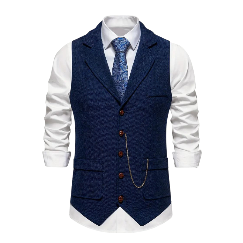 Callan - Elegant Lapel Vest for Men