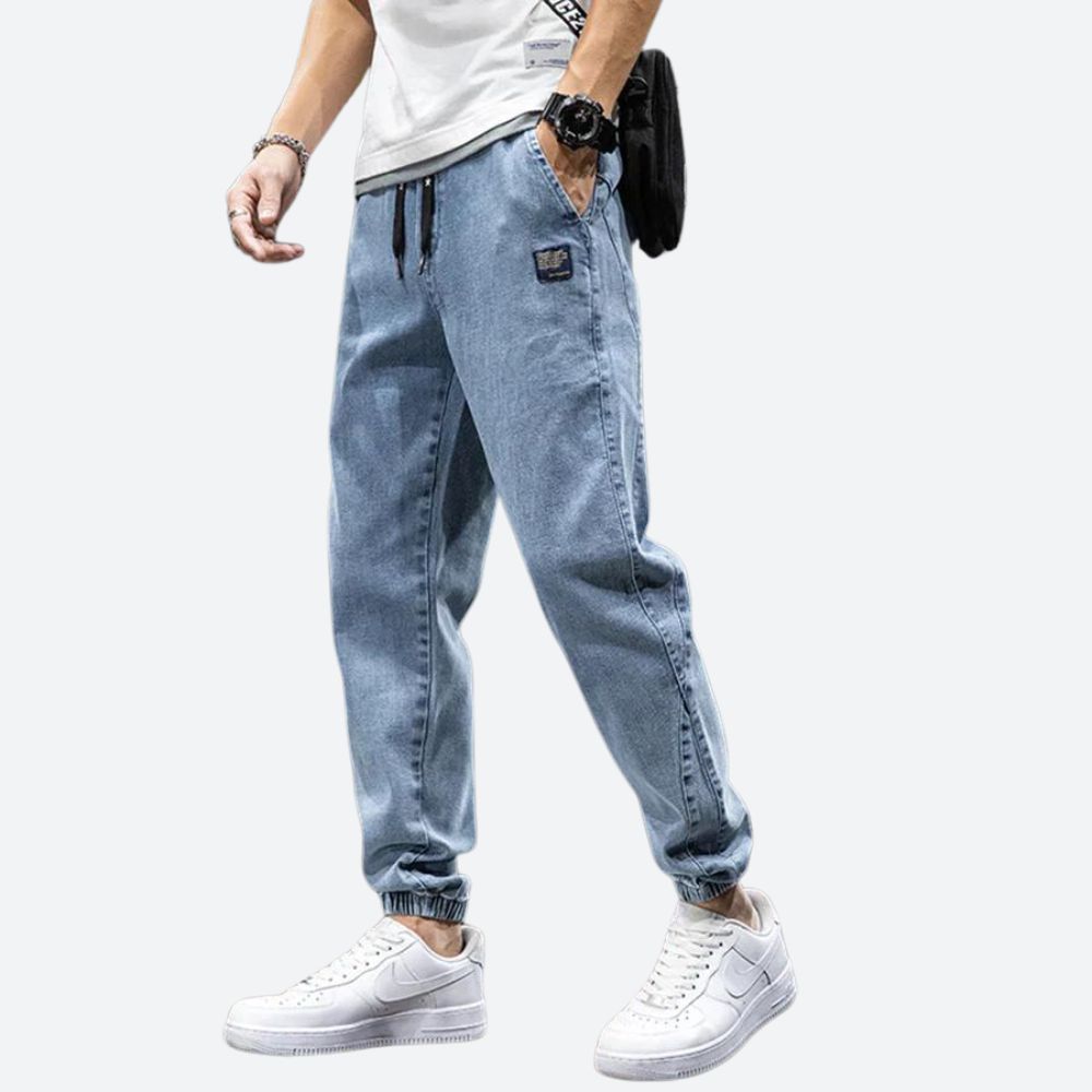 Aljor | Soft Denim Jogging Pants