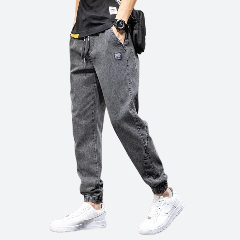 Aljor | Soft Denim Jogging Pants