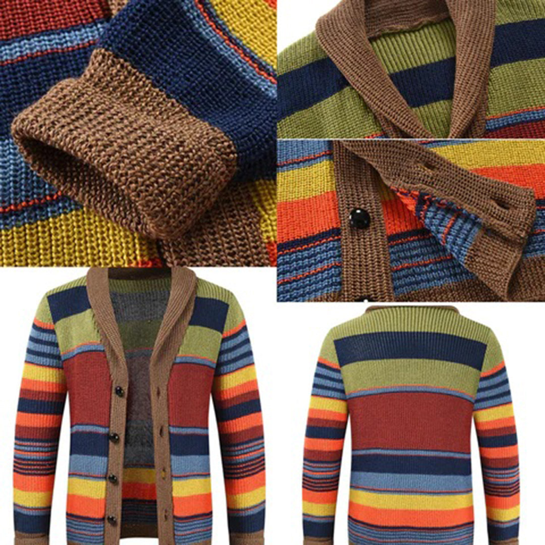 JASEN | Knitted Vintage Sweater and Vest for Men