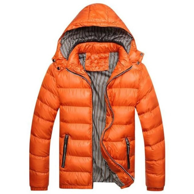 Ezra - Men's Winter Jacket with Hood