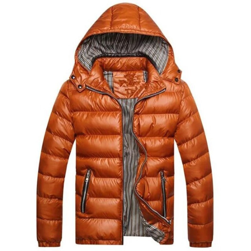 Ezra - Men's Winter Jacket with Hood