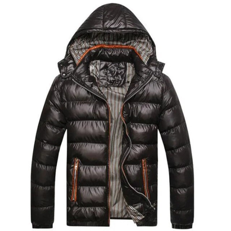 Ezra - Men's Winter Jacket with Hood