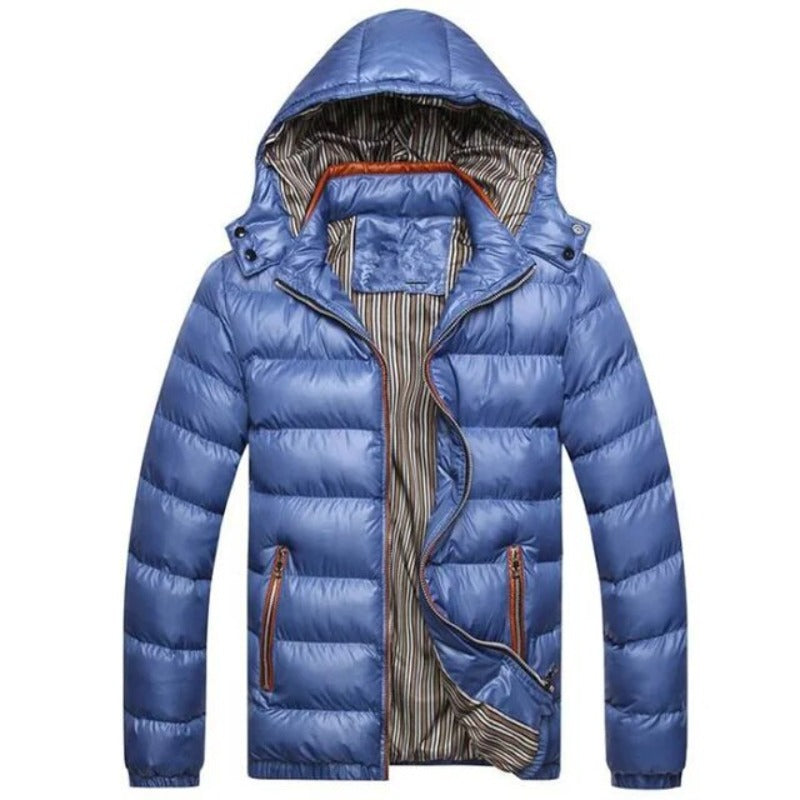 Ezra - Men's Winter Jacket with Hood