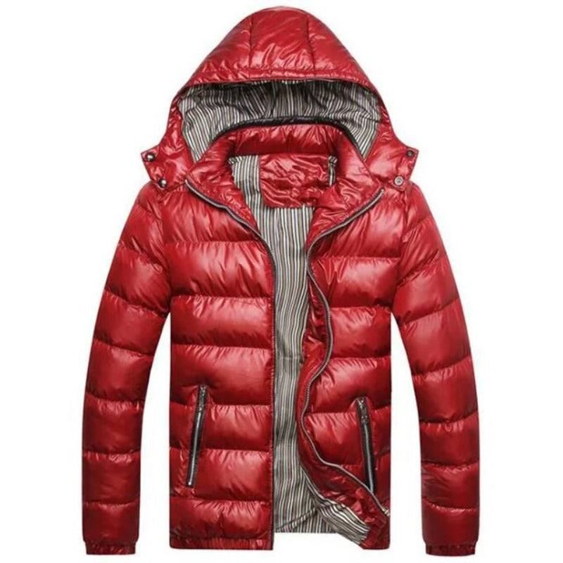 Ezra - Men's Winter Jacket with Hood