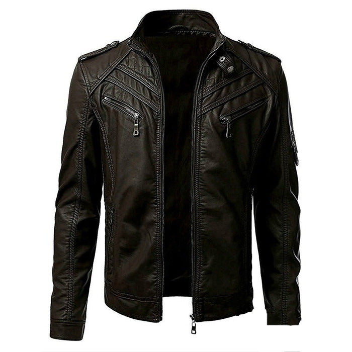 Mathéo - Luxurious Leather Jacket for Men