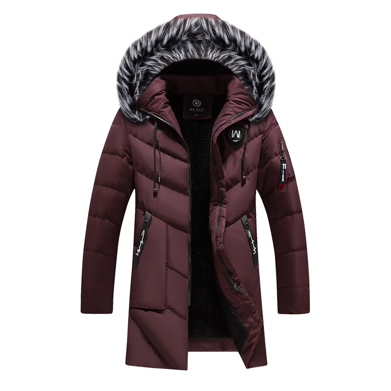 Gavin - Warm Men's Winter Coat with Fur Collar