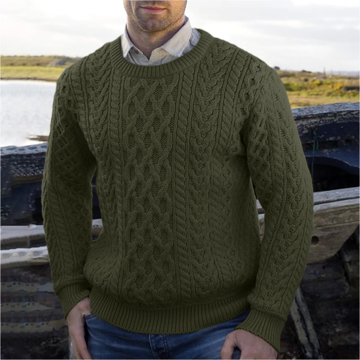 Alan - Stylish Men's Sweater for Autumn & Winter