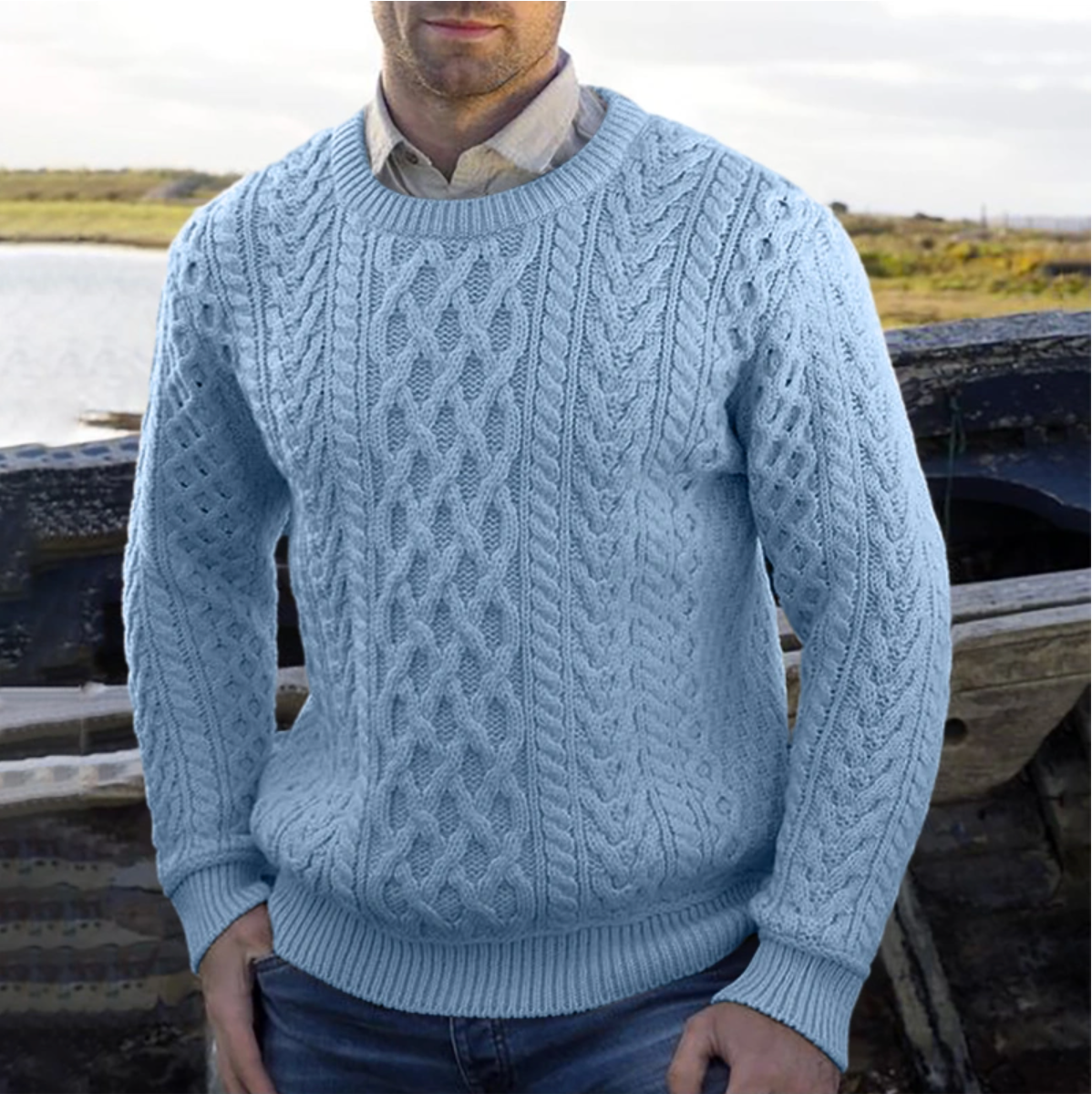 Alan - Stylish Men's Sweater for Autumn & Winter