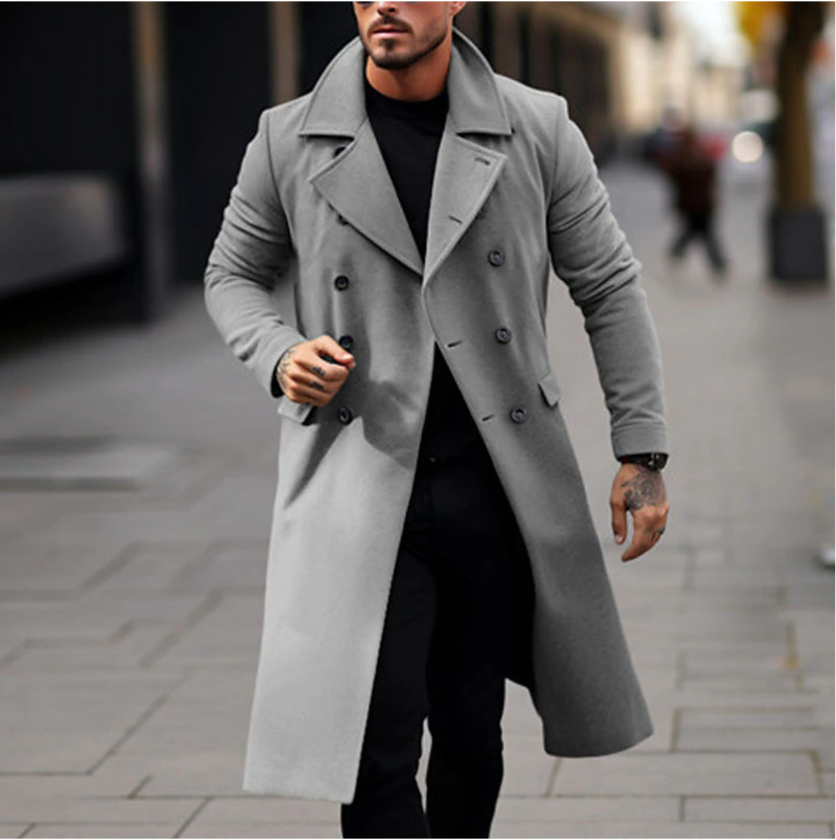 Alan - Stylish Long Men's Coat