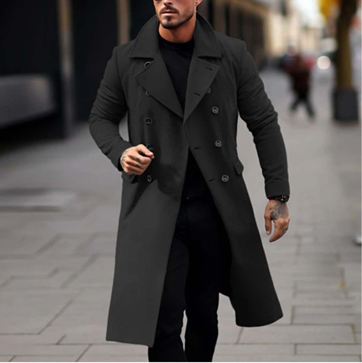 Alan - Stylish Long Men's Coat