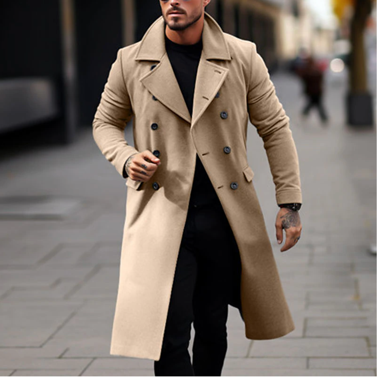 Alan - Stylish Long Men's Coat