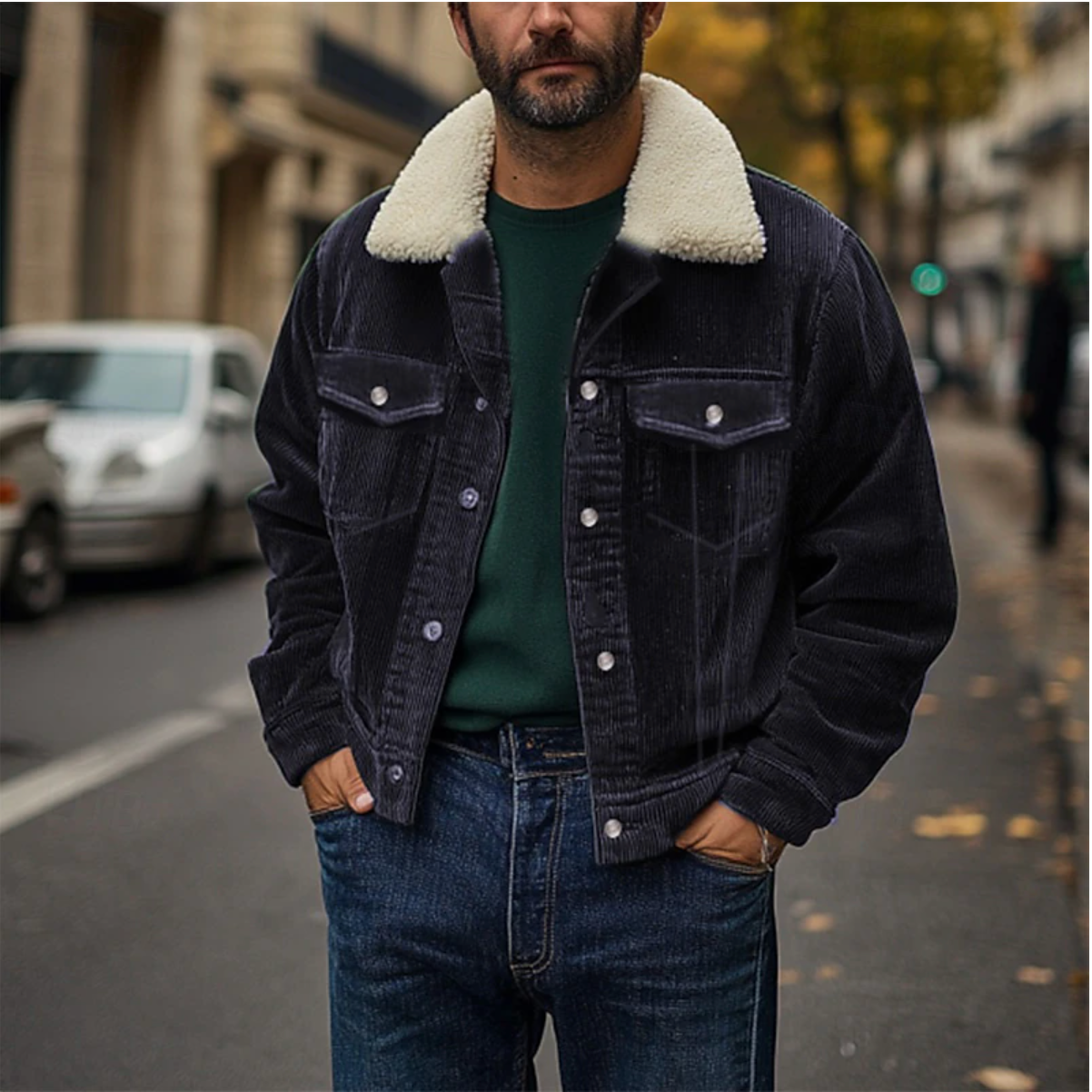 Freek - Corduroy Winter Coat