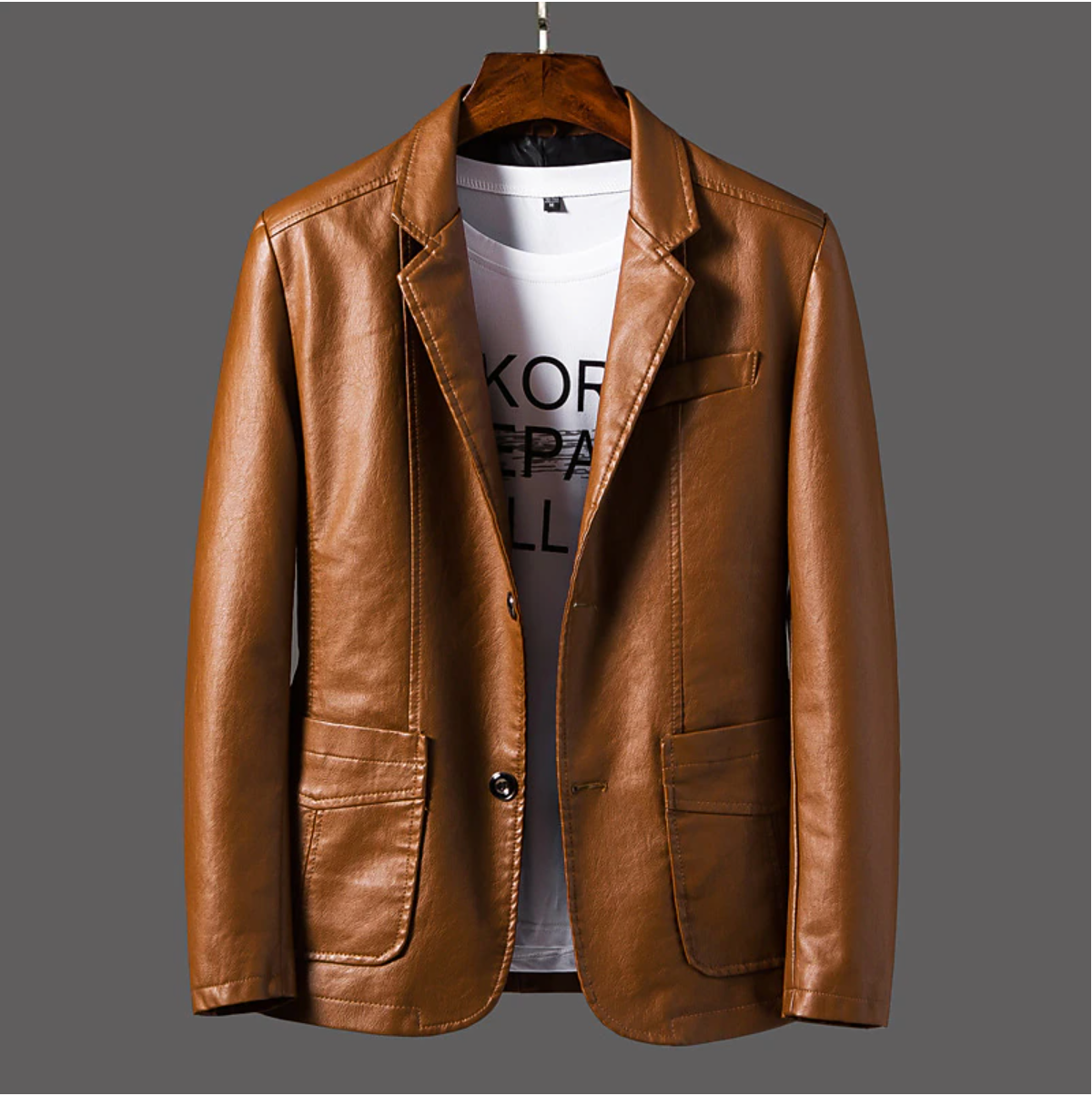 Bruno - Leather Men's Jacket