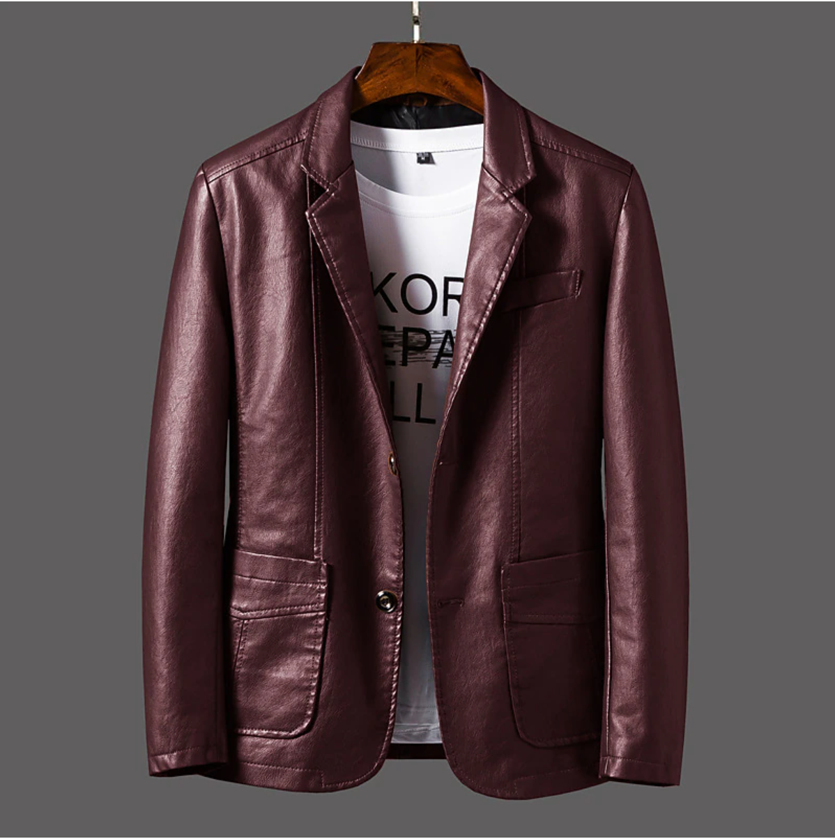 Bruno - Leather Men's Jacket