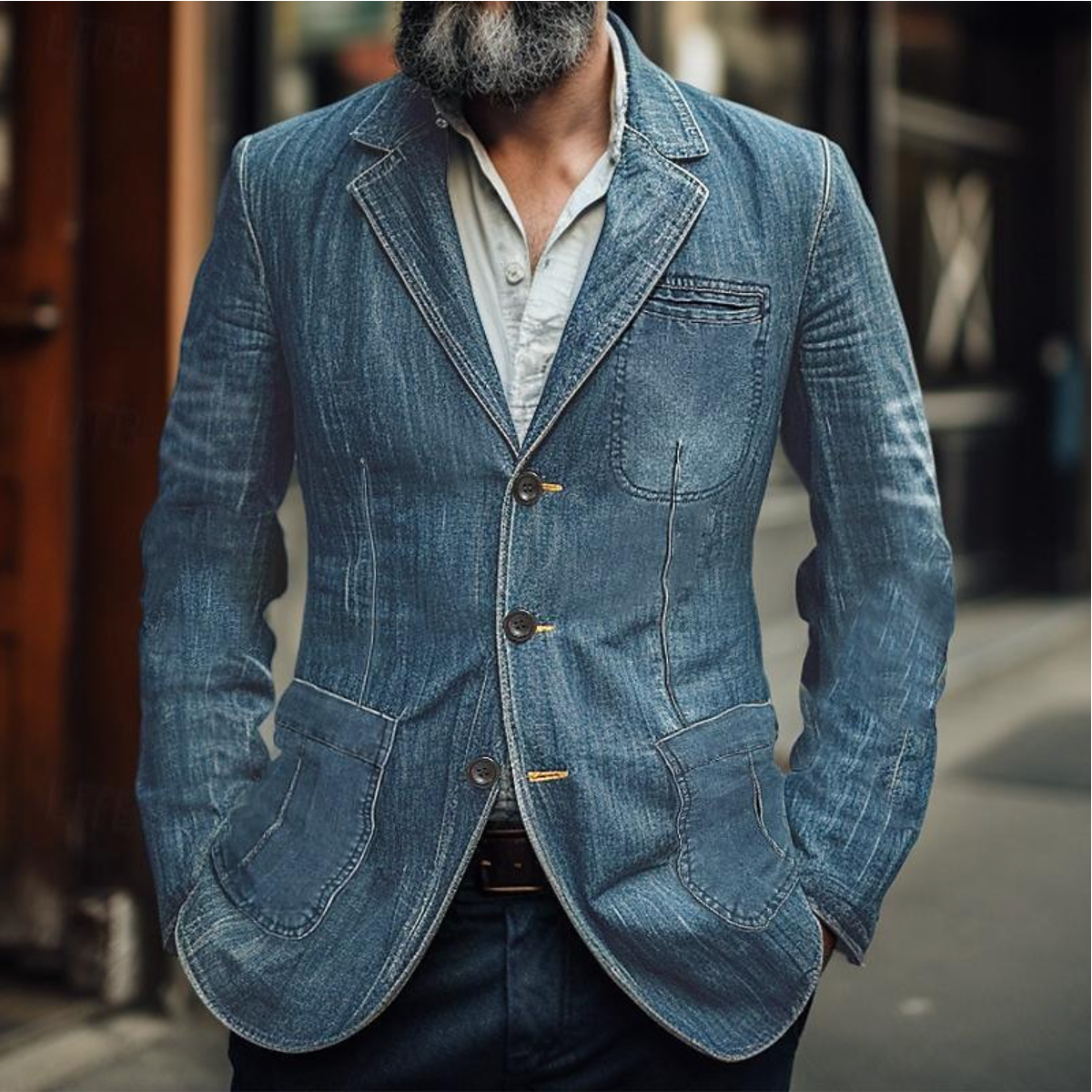 Eric - Denim Blazer