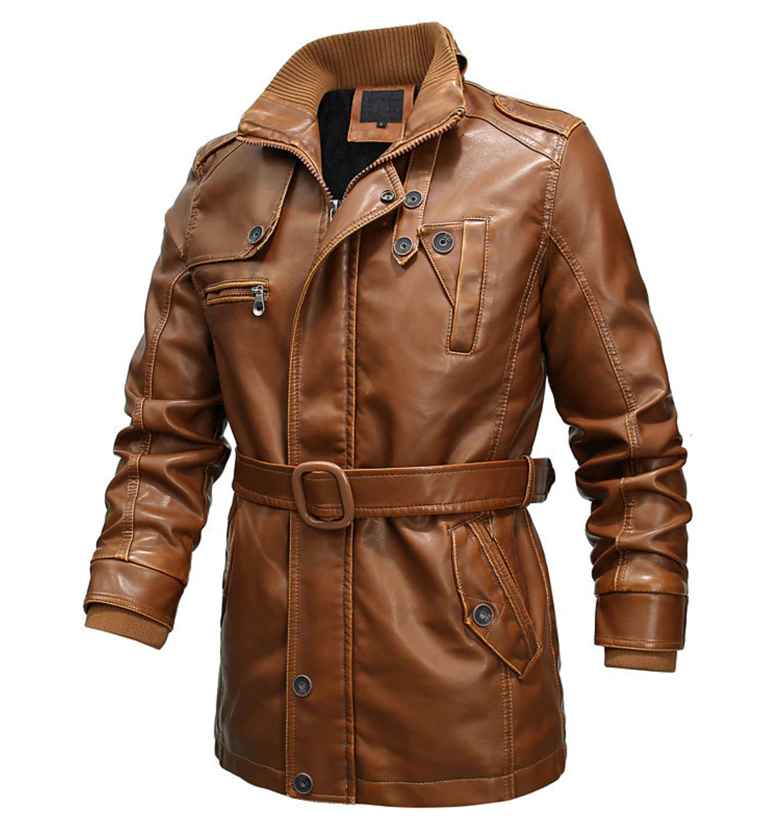 Dave - Stylish Leather Jacket for Men