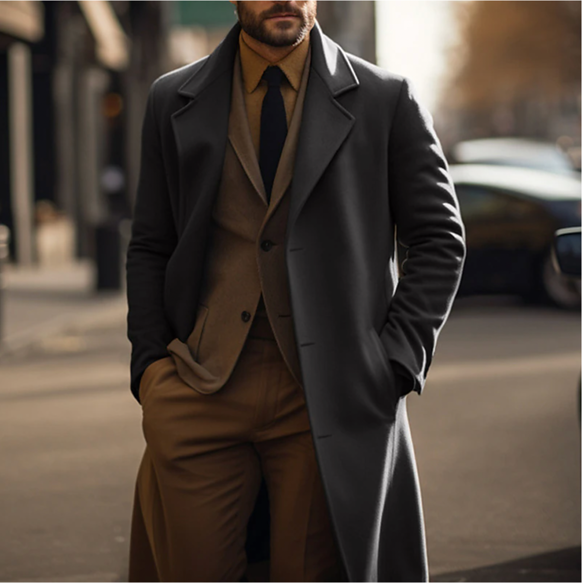 Charles - Long Men's Winter Coat