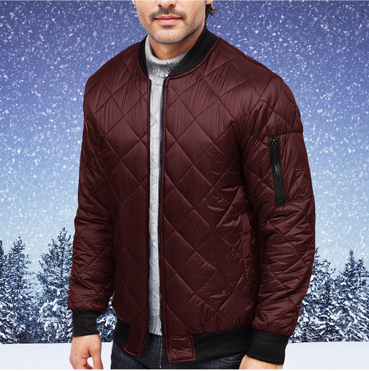 Edmund - Men's Winter Bomber Jacket