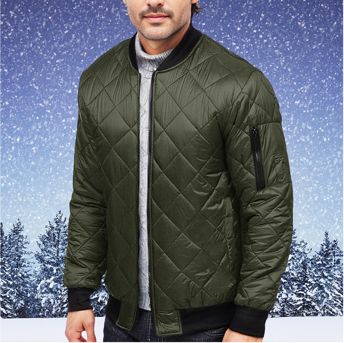 Edmund - Men's Winter Bomber Jacket