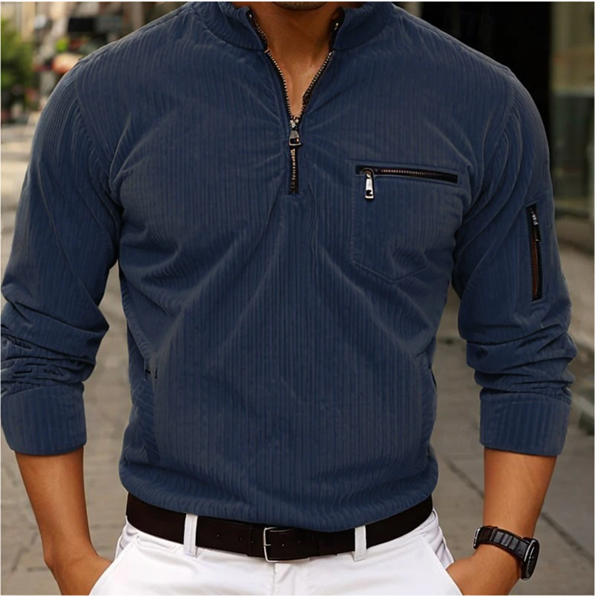 Frederick - Men's Zip Sweater