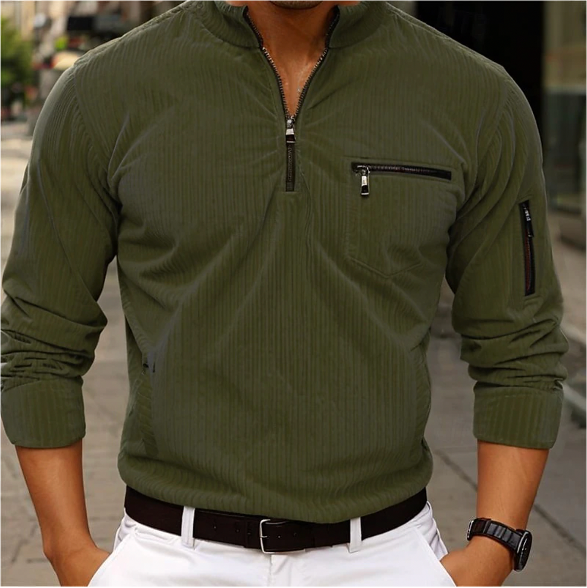 Frederick - Men's Zip Sweater