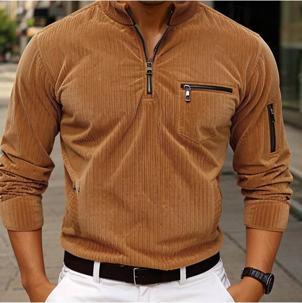 Frederick - Men's Zip Sweater