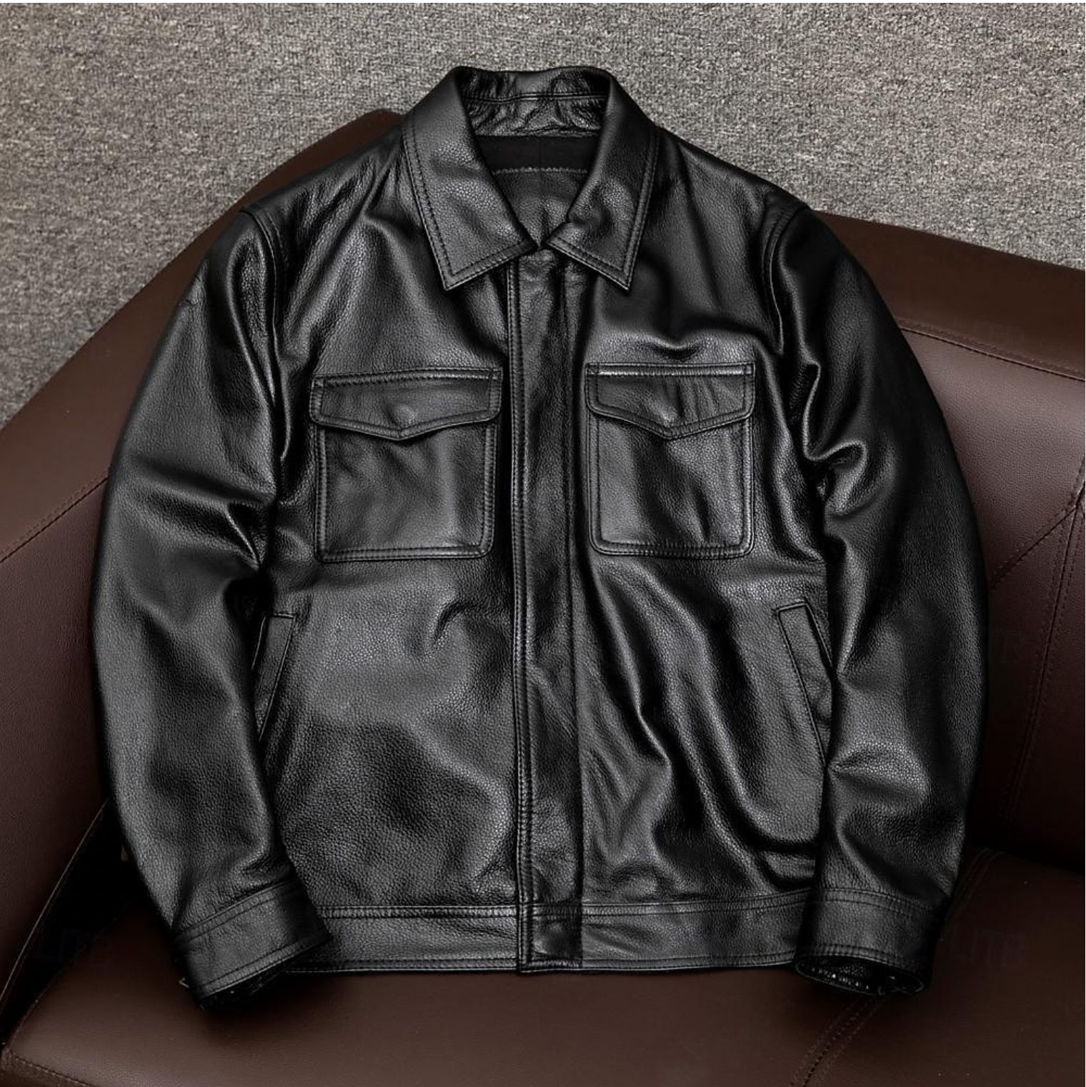 Jetro - Stylish Leather Men's Jacket