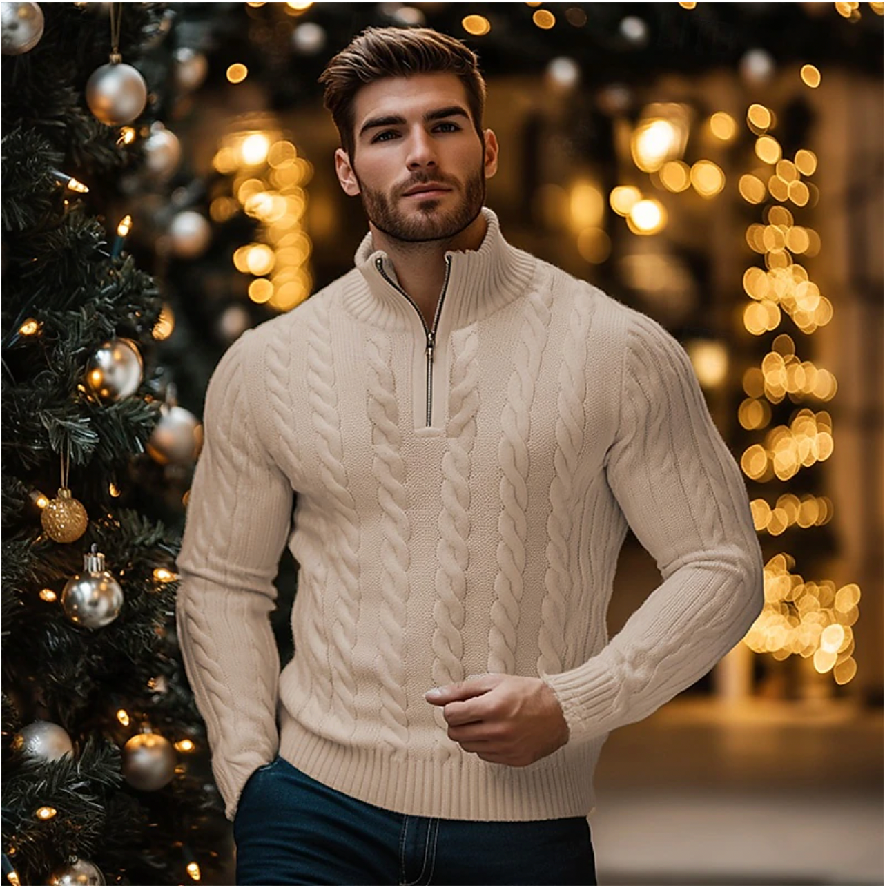 Eda - Men's Knitted Sweater