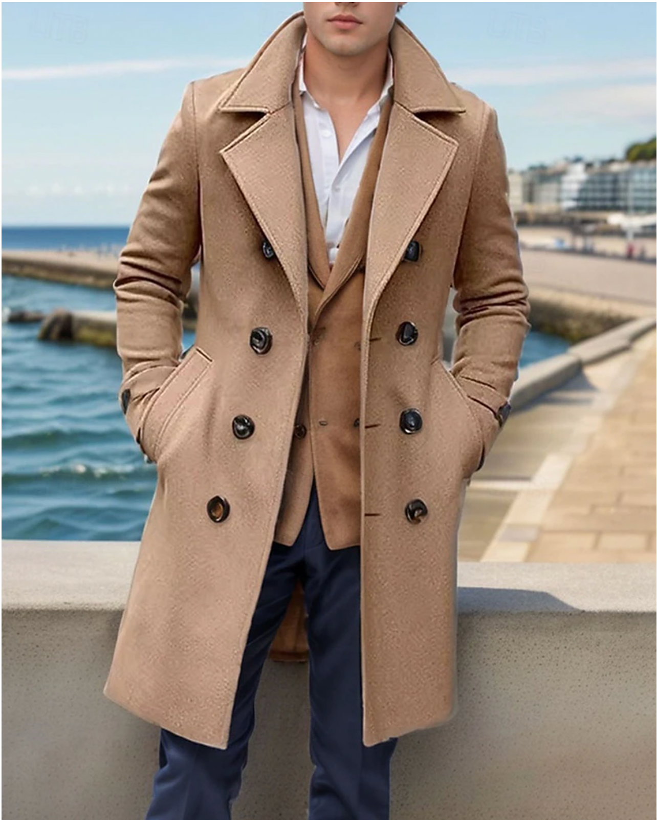 Arthur - Stylish Men's Trench Coat