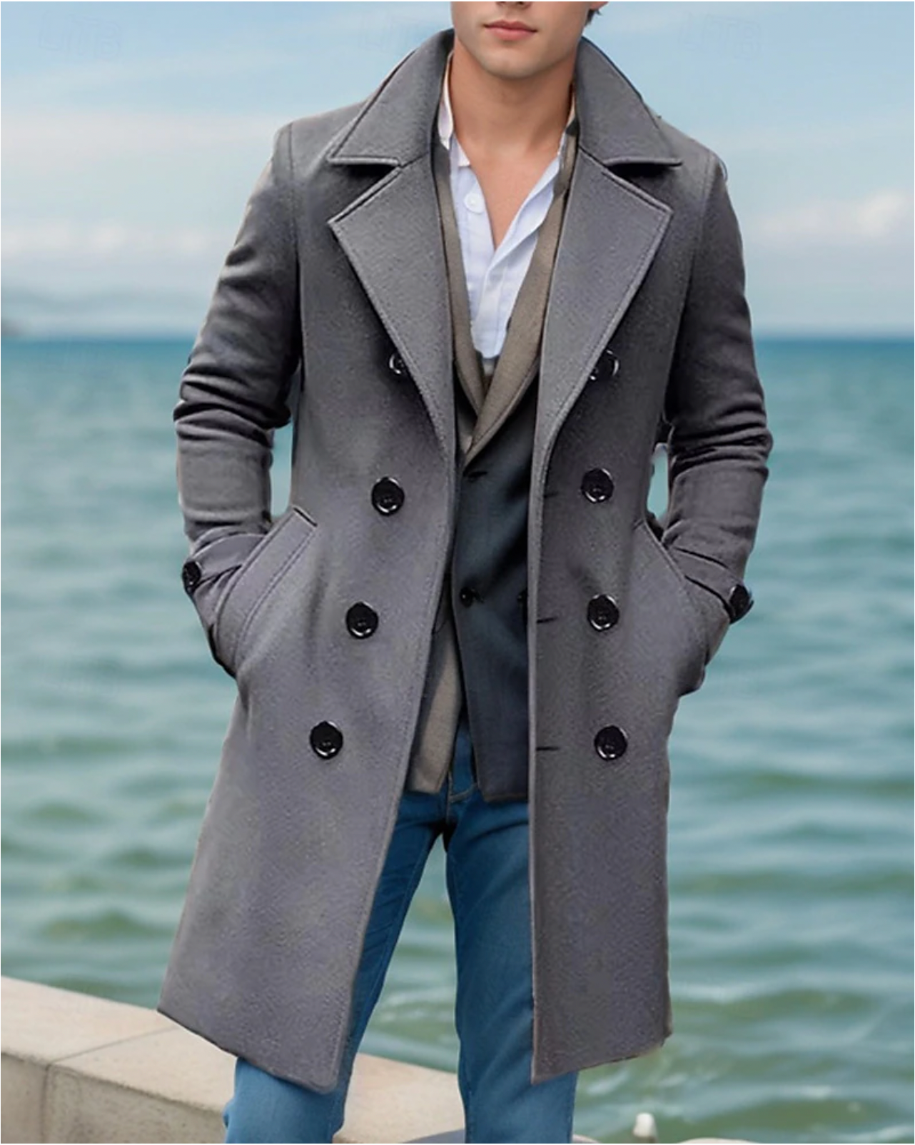 Arthur - Stylish Men's Trench Coat