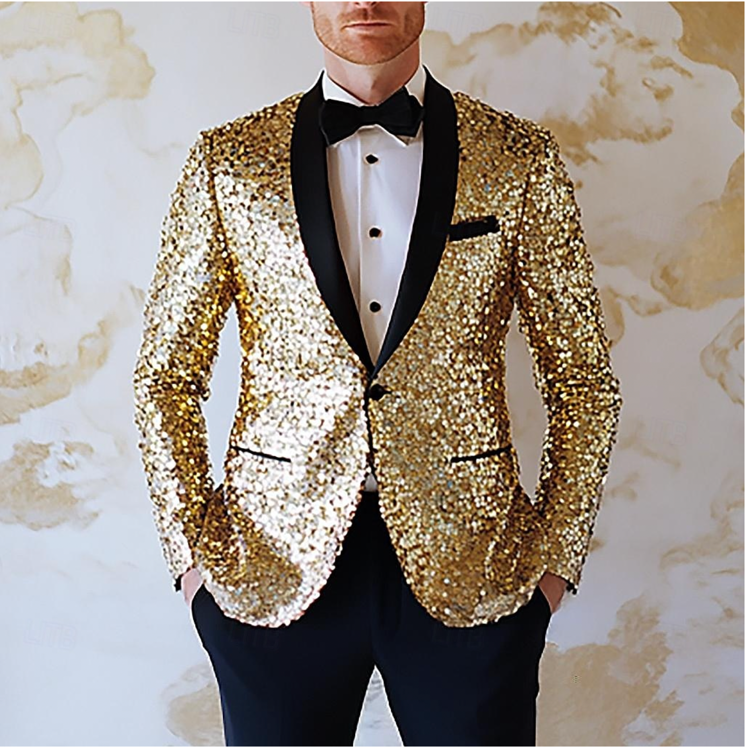 Glitter Men's Blazer – Unique for the Holidays