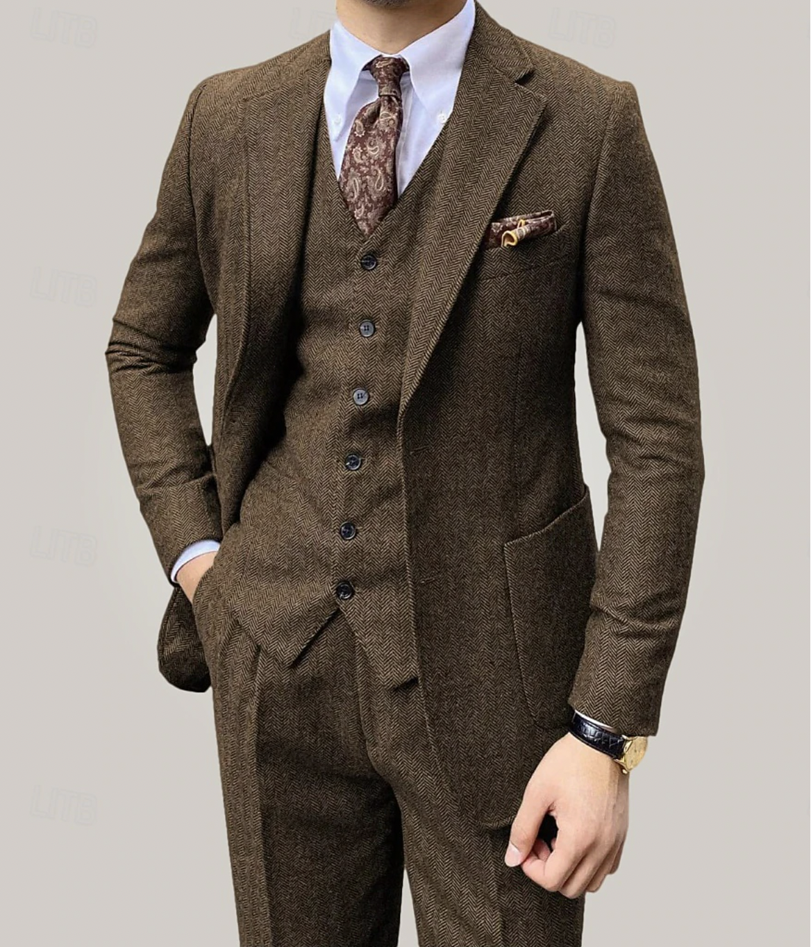 Bram 3-Piece Suit for Men