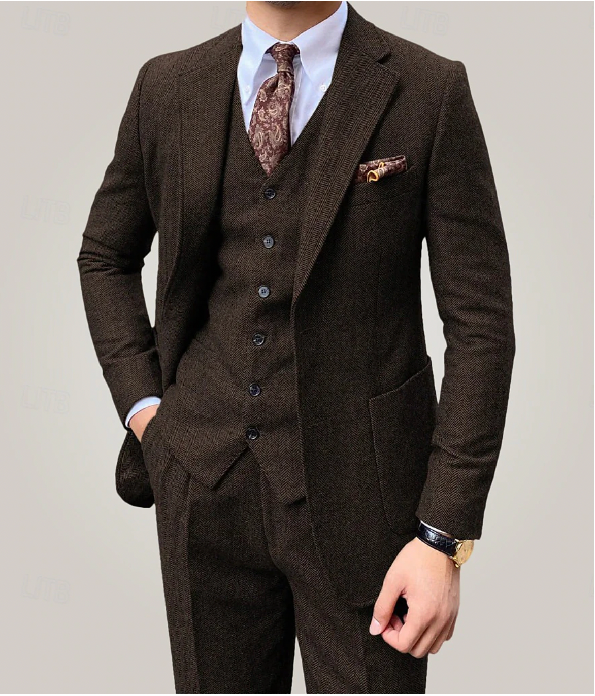 Bram 3-Piece Suit for Men