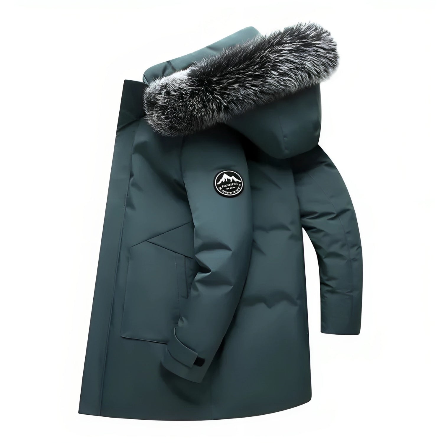 Gabriel - Winter Coat with Hood and Fur Collar