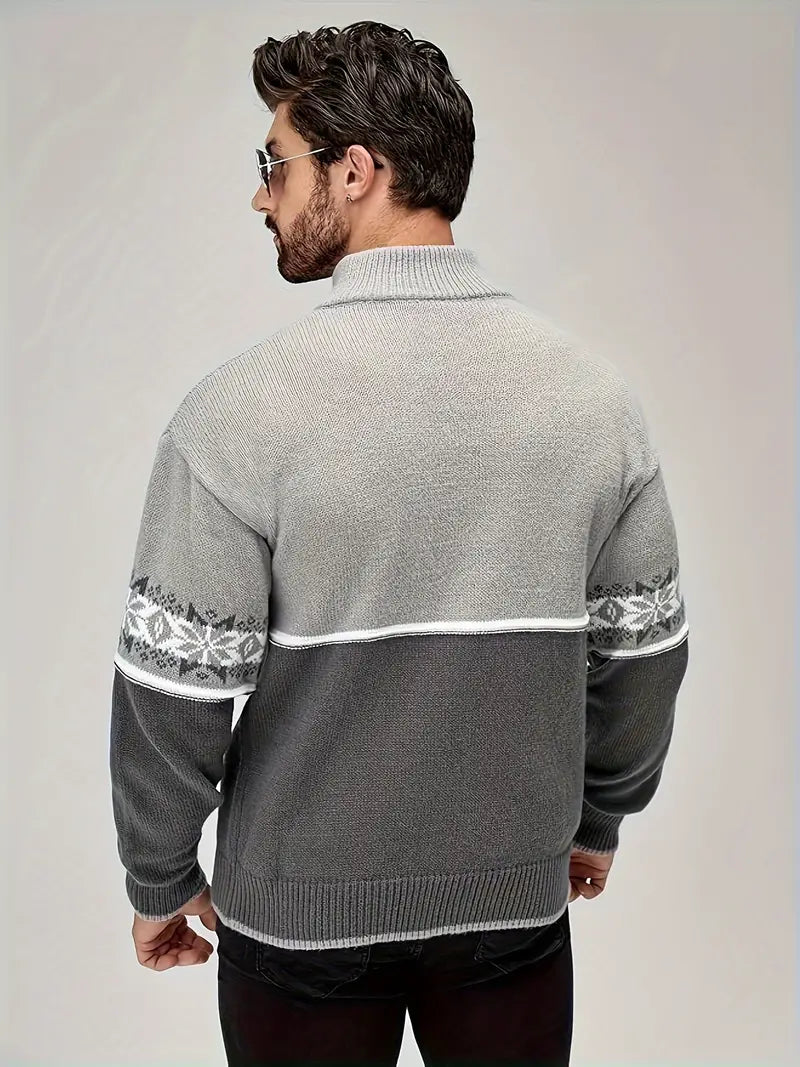 Hendrik - Oslo Nordic Zip Sweater